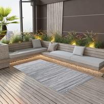 Lauko kilimas ARAKIL pilkos spalvos 120x180cm PP