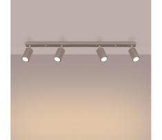 Brilagi - LED taškinis šviestuvas CRESTO 4xGU10/10W/230V taupe