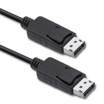 Qoltec DisplayPort cable, 2 meters, Black
