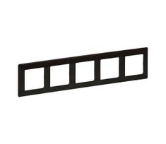 Legrand 754175 - VALENA LIFE 5P jungiklių rėmelis, tamsi mediena