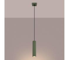 BRILAGI - LED pakabinamas šviestuvas CRESTO su laidu 1xGU10/10W/230V žalias