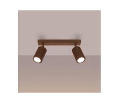 Brilagi - LED taškinis šviestuvas CRESTO 2xGU10/10W/230V rudas