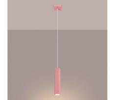 Brilagi - LED liustra ant laido CRESTO 1xGU10/10W/230V rožinė