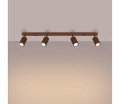 BRILAGI - LED taškinis šviestuvas CRESTO 4xGU10/10W/230V rudas