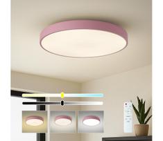 Brilagi - LED dimeriuojamas lubinis šviestuvas POOL LED/60W/230V 3000-6000K 60 cm rožinis + su nuotolinio valdymo pultu
