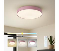 Brilagi - dimeriu reguliuojamas LED lubinis šviestuvas POOL LED/48W/230V 3000-6000K 40 cm, rožinis, su nuotoliniu pultu