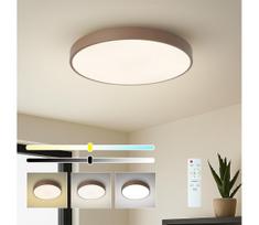 Brilagi - Dimeriuojamas LED lubinis šviestuvas POOL LED/60W/230V 3000-6000K 50 cm rudos spalvos + nuotolinis valdymas
