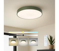 Brilagi - reguliuojamo ryškumo LED lubinis šviestuvas POOL LED/48W/230V 3000-6000K 40 cm, žalias (su nuotoliniu valdymu)