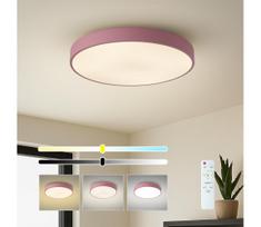 Brilagi - LED dimeriuojamas lubų šviestuvas POOL LED/60W/230V 3000-6000K 50 cm rožinis + su nuotoliniu pultu