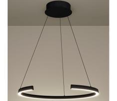 Eglo 390533 - LED dimeriuojamas pakabinamas šviestuvas su kabeliu LABONETE LED/24,8W/230V juodas + nuotolinio valdymo pultas