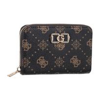 Guess Emelie Logo Slg Med Zip Around SWGP99 28140 Espresso Logo (GU869-a) rankinė