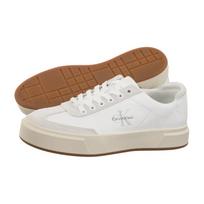Calvin Klein Basket Cups Lup Wt Lth Su Bright White/Marshmallow/Gum HW0HW02984 05Z (CK737-a) batai