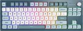 Montech MKey TKL keyboard Gaming USB Dark Grey, Light Blue, White