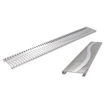 Richard Brink® grotelės drenažo kanalui, užapvalintų kampų platus 10 mm perforavimas RIVO