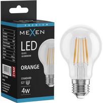 Mexen Vintis LED siūlelio lemputė E27, A60, 4W, 55 lm, oranžinė - L150-E27-04XX-48