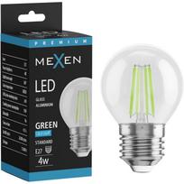 Mexen Vintis LED kaitinamoji lemputė E27, G45, 4W, 55 lm, žalia - L156-E27-04XX-46