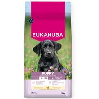 Eukanuba L Puppy didelių veislių jauniems šuniukams su vištiena 15kg