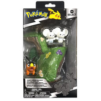 POKEMON figūrėlių rinkinys Gėlių laukai – Tandemaus ir Tepig, PKW4274