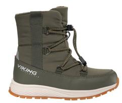 Viking Equip Warm WP SL vaikų žiemos batai – alyvuogių spalvos