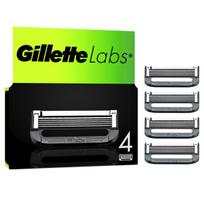 Gillette Labs Skustuvo Vyrams Peiliukai, 4 Skustuvo Galvučių