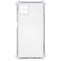 „Evelatus“ Samsung Galaxy A22 4G apsauginis silikoninis dėklas, atsparus smūgiams, TPU, skaidrus, karinis