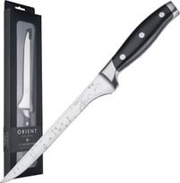 Orient Carbon Series X50 Ultra+ atkaulinimo ir pjaustymo mėsininko peilis, juodas, Mėsininko peilis mėsai iškauliuoti ir pjaustyti, „Orient“, „Carbon“ serijos, aukščiausios kokybės, vokiško nerūdijančio plieno, „X50 Ultra +“, juodas