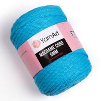 Mezgimo siūlai YarnArt Macrame Cord 5 MM 500g, spalva 763
