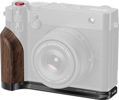 SmallRig 5266 L-Shape Mount Plate with Wooden Handle for FUJIFILM GFX100RF Black