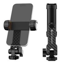 K&F Concept K&F Phone Holder Clamp With Two Cold Shoe Mount 360° Adjustment