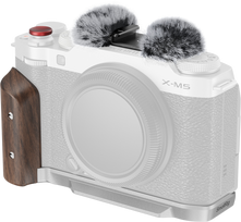 SmallRig 5261 L-Shape Mount Plate with Wooden Handle for FUJIFILM X-M5 Sliver
