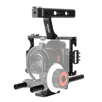 Video Cage Kit Stabilizer VX-11 Aluminum Alloy Film Movie Making for Panasonic & Sony