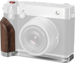 SmallRig 5265 L-Shape Mount Plate with Wooden Handle for FUJIFILM GFX100RF Silver
