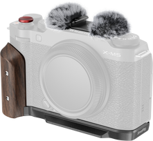 SmallRig 5260 L-Shape Mount Plate with Wooden Handle for FUJIFILM X-M5 Black