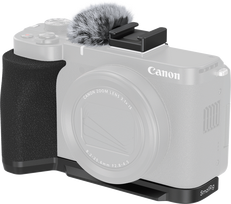 SmallRig 5808 L-Shaped Mount Plate with Handle for Canon PowerShot V1 (Black)