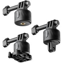 Neewer GP-21 Magnetic Quick Release Tripod Mount Adapter Set Compatible with GoPro Hero