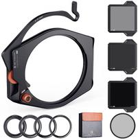 K&F Concept K&F Square Filter Holder System Pro Kit (Holder+95mm CP+Square ND1000+ND8+ND64+4 Rings)