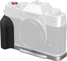 SmallRig 5664 L-Shaped Mount Plate with Silicone Handle for FUJIFILM X-T30 / T30 II / T30 III Silver