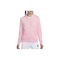 Nike Solid Color Outdoor Casual Sports Zip-Up Hoodie Women hoodies Pink DQ5472-690 S