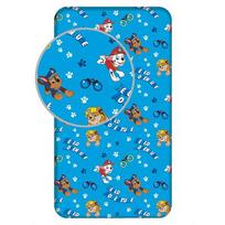 Jerry Fabrics PAW Patrol PP573 paklodė su guma, 90x200 cm, mėlyna, medvilnė