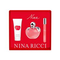 Nina Ricci Nina tualetinis vanduo dovanų rinkinys moterims 80 ml + 10 ml + kūno losjonas 75 ml