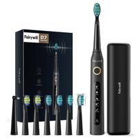 Fairywill FW-507 Sonic Elektrinis Dantų Šepetėlis 5 Režimai USB Įkroviklis Vandeniui Atsparus Elektroninis Dantų Šepetėlis su Keičiamomis Galvutėmis