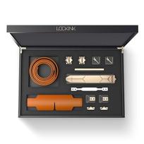 BDSM sekso prekių rinkinys Lockink Teasing & Impact-Play Set, rudas