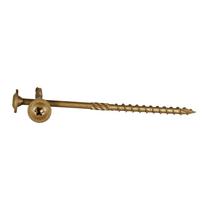 Konstrukciniai medsraigčiai ROBUS, 6 x 120/60 mm, praplatinta galva, lauko darbams C4, 80 vnt., TORX