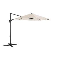 Pastatomas skėtis Songmics Ø 300cm, smėlio spalvos