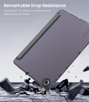Timovo dėklas, skirtas samsung galaxy tab a9+/a9 plus 11 colių 2023 sm-x210/x216/x218, plonas minkštas tpu apsauginis dėklas su permatoma matine nugarėle, skirtas galaxy tab a9+ planšetiniam kompiuteriui, automatinis miego/pabudimo režimas, pilka kosmoso