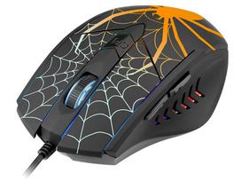 Tracer GameZone Black Widow RGB laidinė pelė TRAMYS47360 – tikslus žaidimas elegantiška juoda spalva
