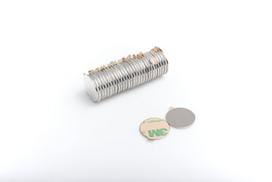 Neodimio magnetai Mw 20x1 N38 su 3m lipduku, 50 vnt.