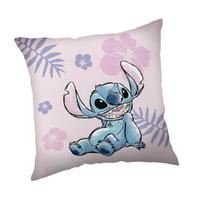 Jerry Fabrics Lilo ir Stitch rožinė dekoratyvinė vaikiška pagalvėlė 40x40 cm