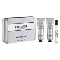 Montblanc Explorer Platinum vyriškų kvepalų ir priežiūros rinkinys 7,5 ml + 2 x 30 ml