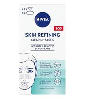Valomosios nosies juostelės Nivea Skin Refining Clear-Up Strips, 6 vnt.